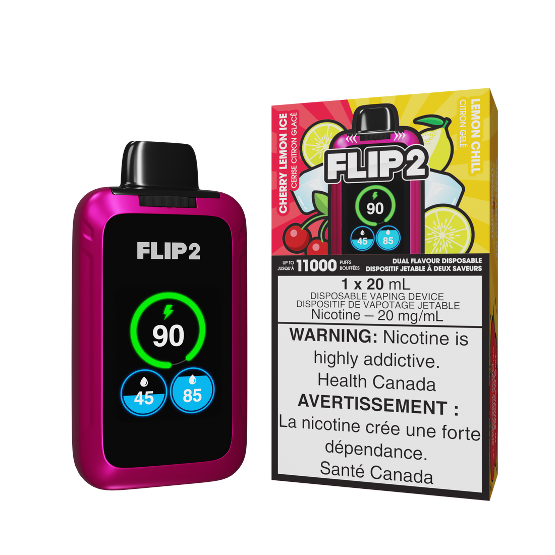 Flip 2 - Cherry Lemon Ice and Lemon Chill