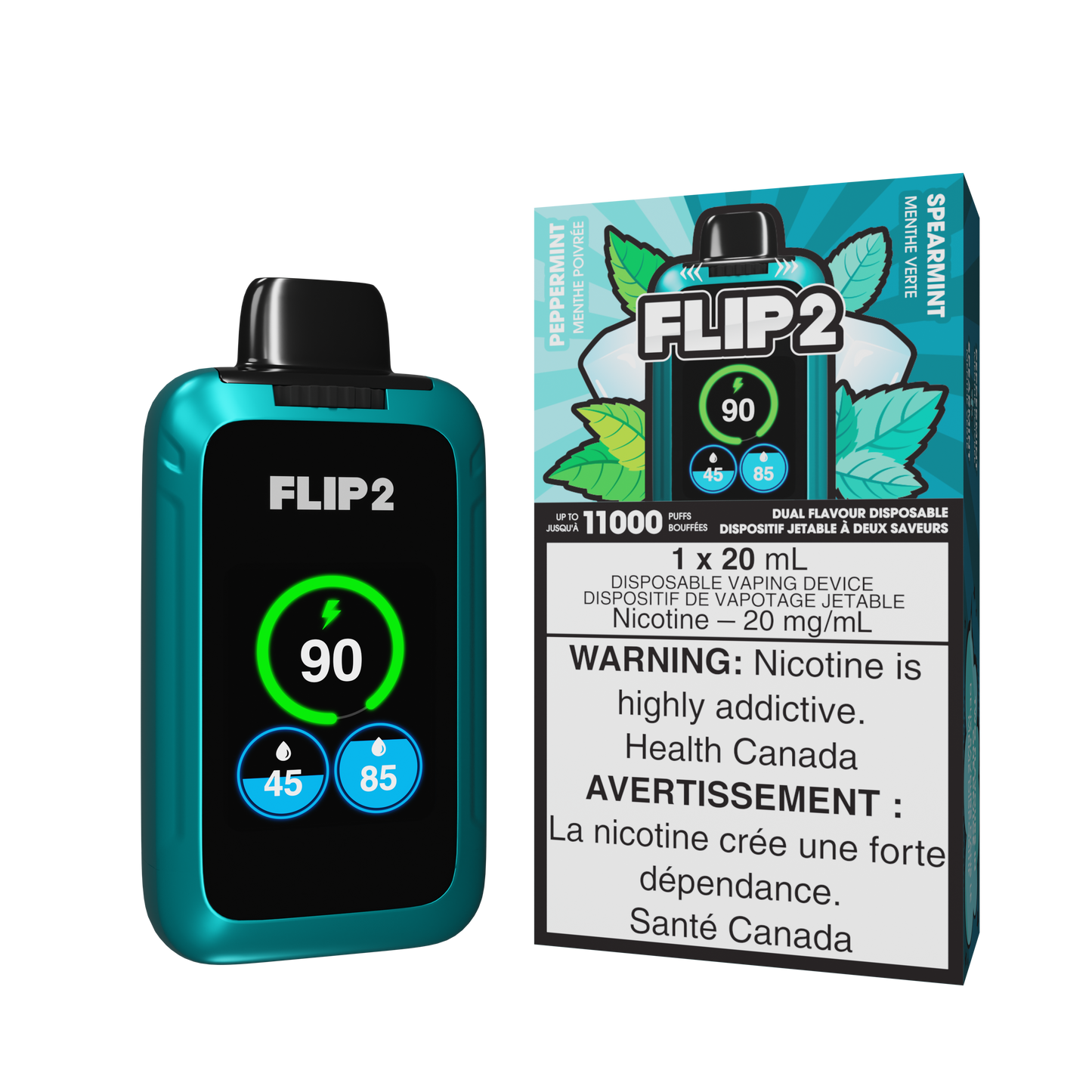 Flip 2 - Peppermint and Spearmint