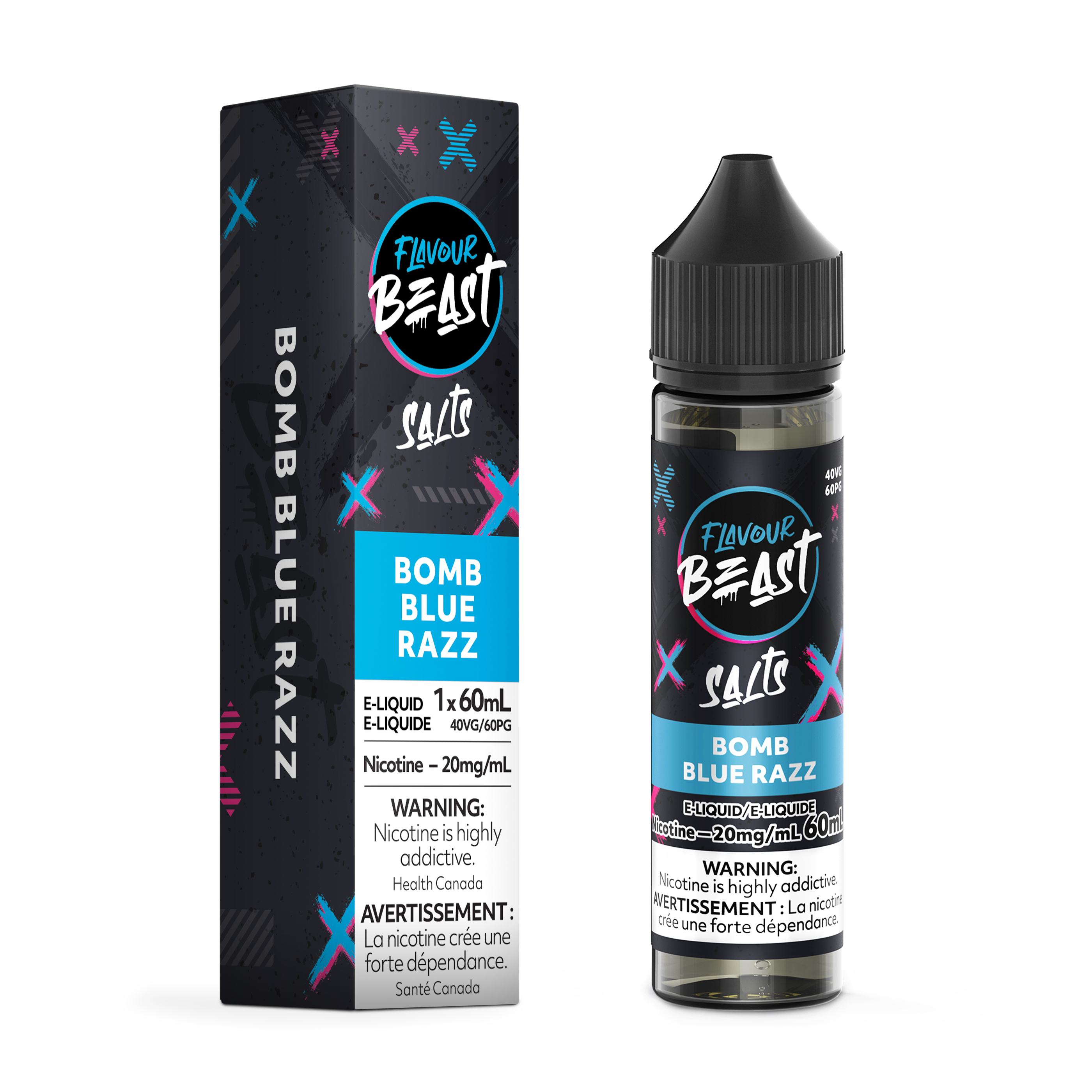 Flavour Beast E-Liquid - Bomb Blue Razz