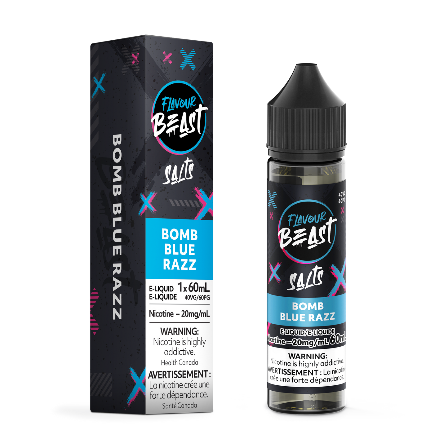 Flavour Beast E-Liquid - Bomb Blue Razz