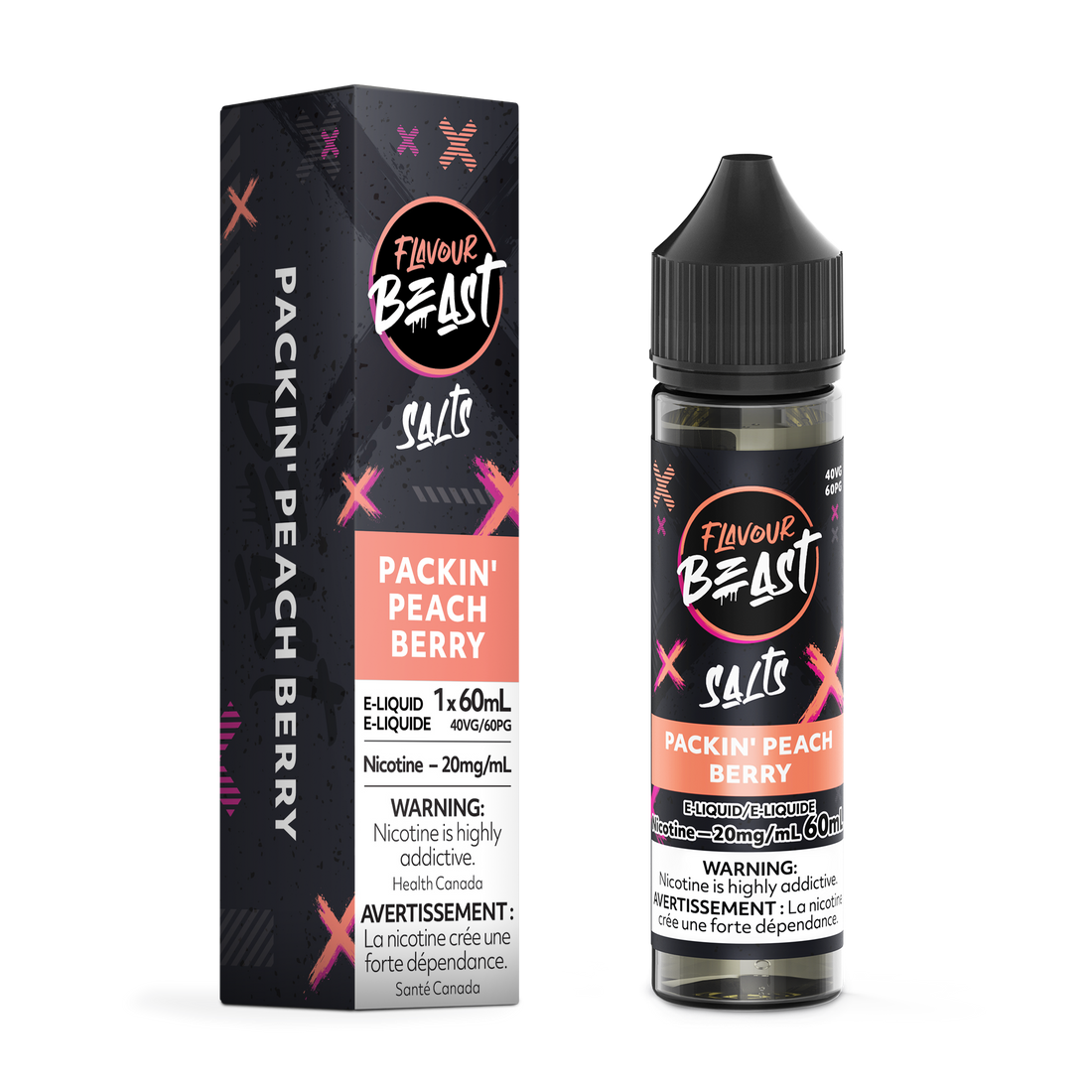 Flavour Beast E-Liquid - Packin' Peach Berry