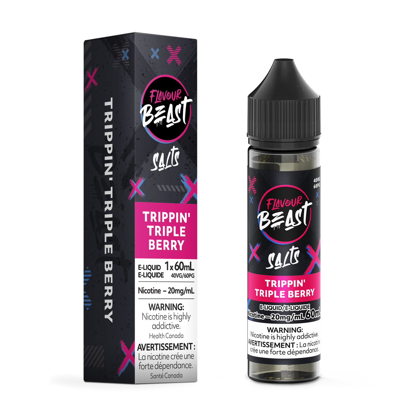 Flavour Beast E-Liquid - Trippin' Triple Berry