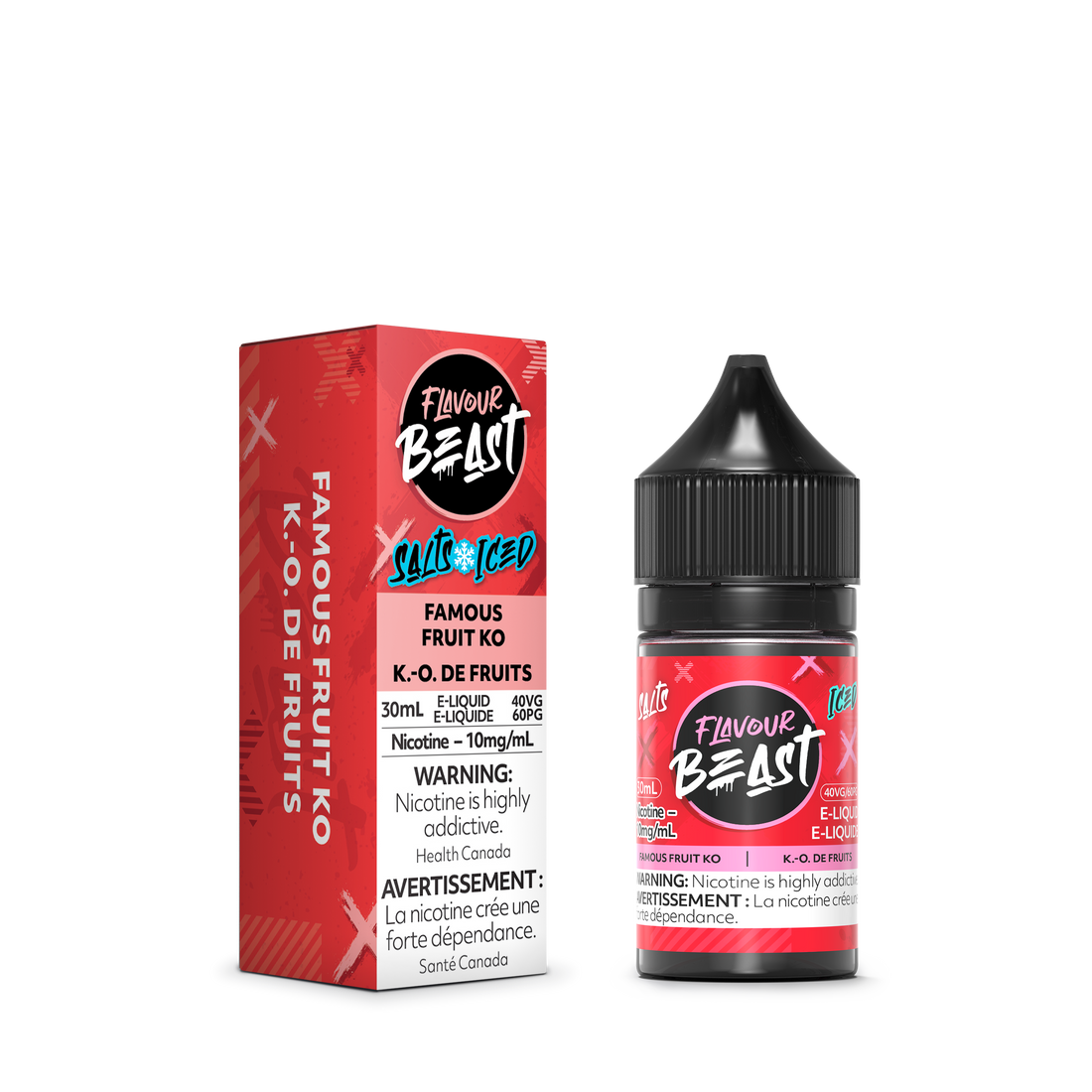 Flavour Beast E-Liquid - Famous Fruit KO Iced