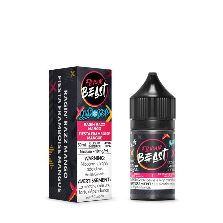 Flavour Beast E-Liquid - Ragin' Razz Mango Iced