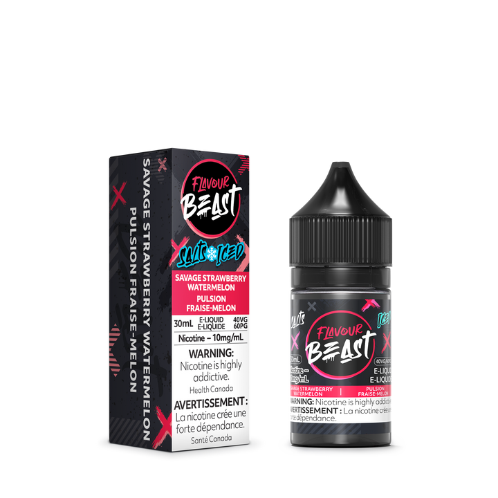 Flavour Beast E-Liquid - Savage Strawberry Watermelon Iced