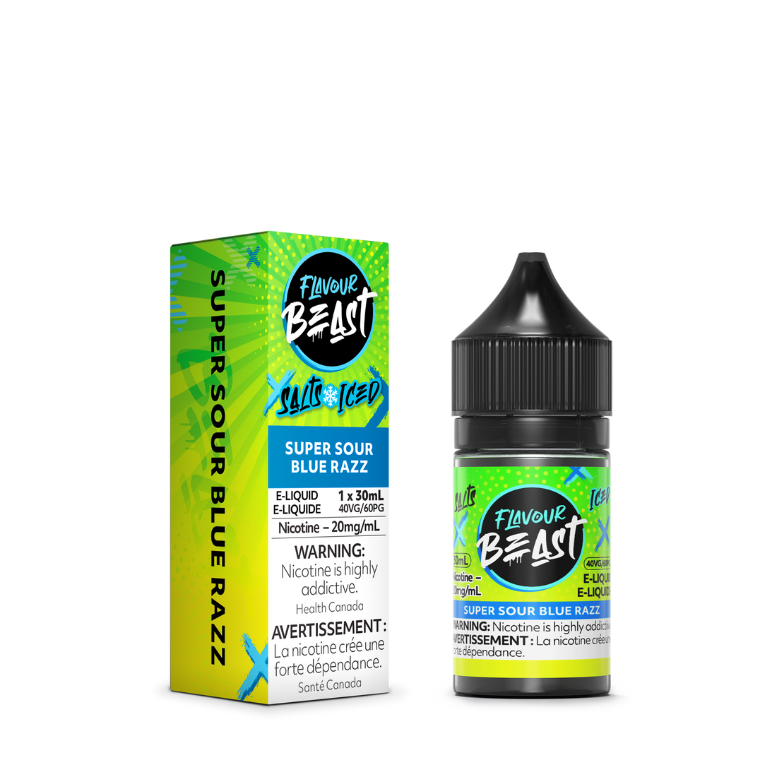 Flavour Beast E-Liquid - Super Sour Blue Razz