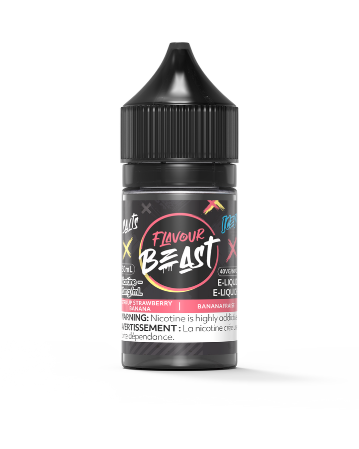 Flavour Beast E-Liquid - STR8 UP Strawberry Banana Iced