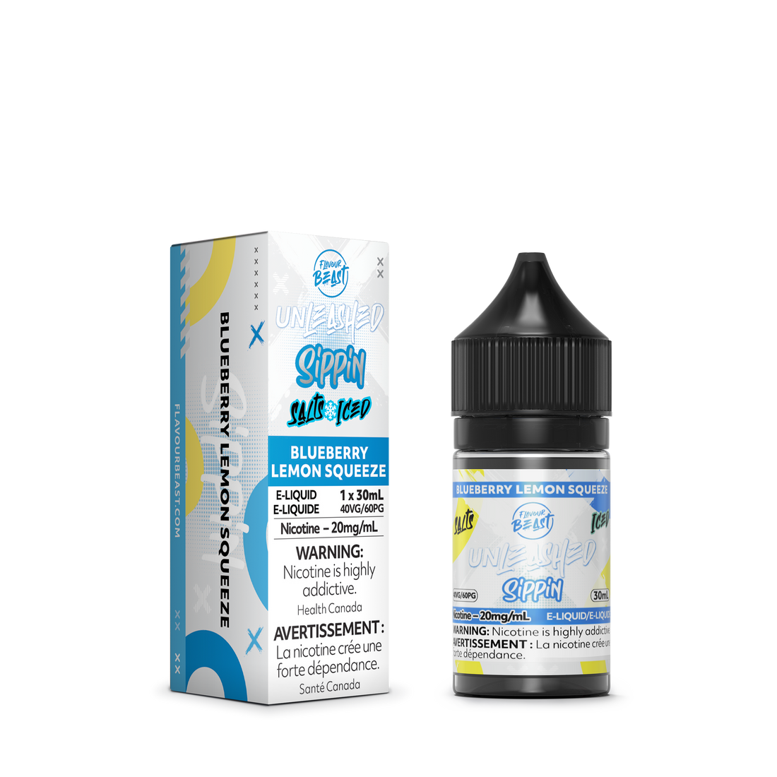 Flavour Beast E-Liquid - Sippin Blueberry Lemon Squeeze