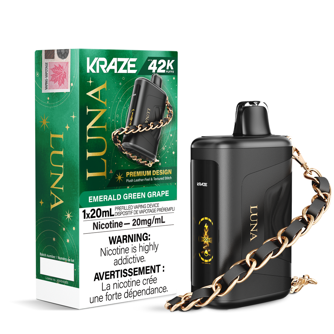 Kraze Luna - Emerald Green Grape