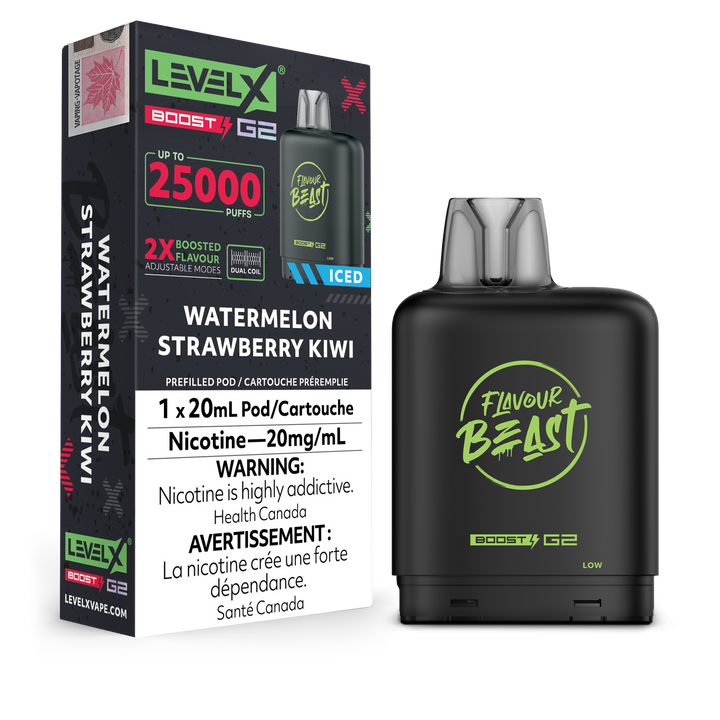 Level X Boost - Watermelon Strawberry Kiwi Ice