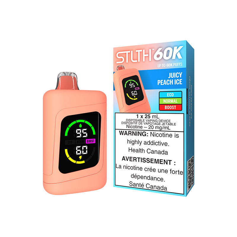 STLTH 60K - Juicy Peach Ice