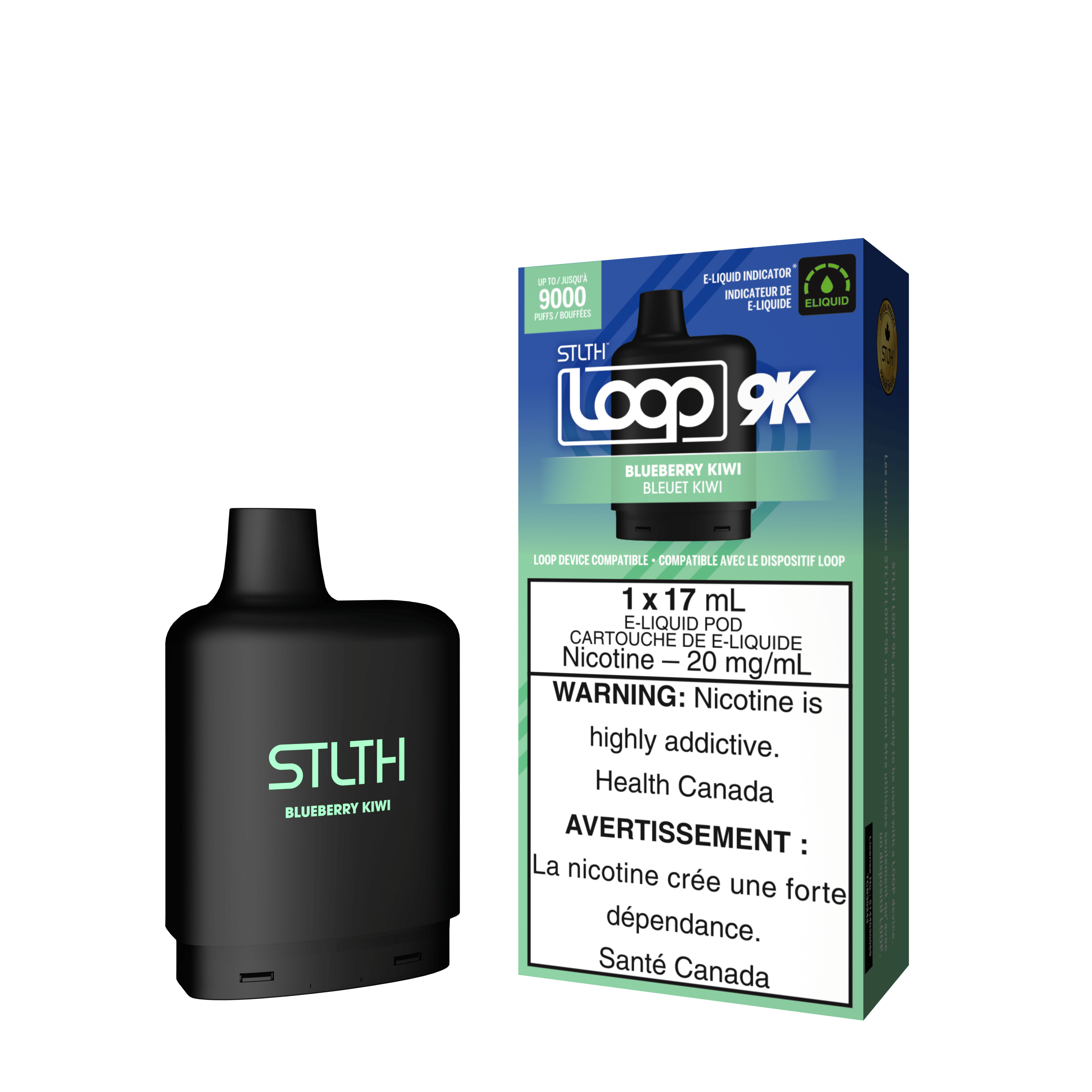 STLTH Loop 9K - Blueberry Kiwi