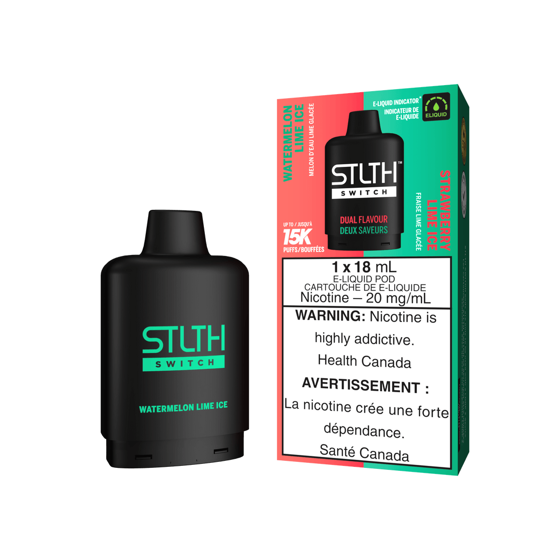 STLTH Loop Switch - Watermelon Lime Ice and Strawberry Lime Ice