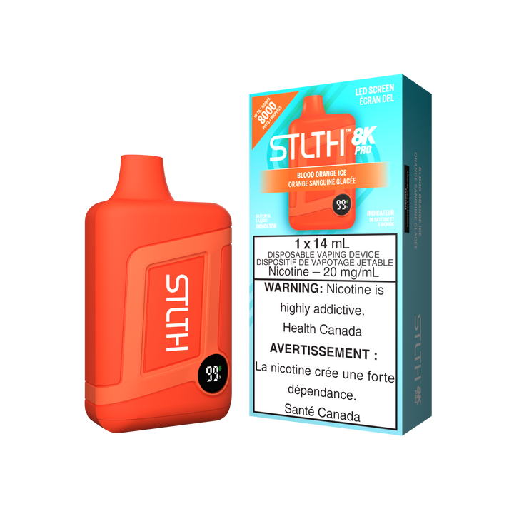 STLTH 8K PRO - Glace à l'orange sanguine