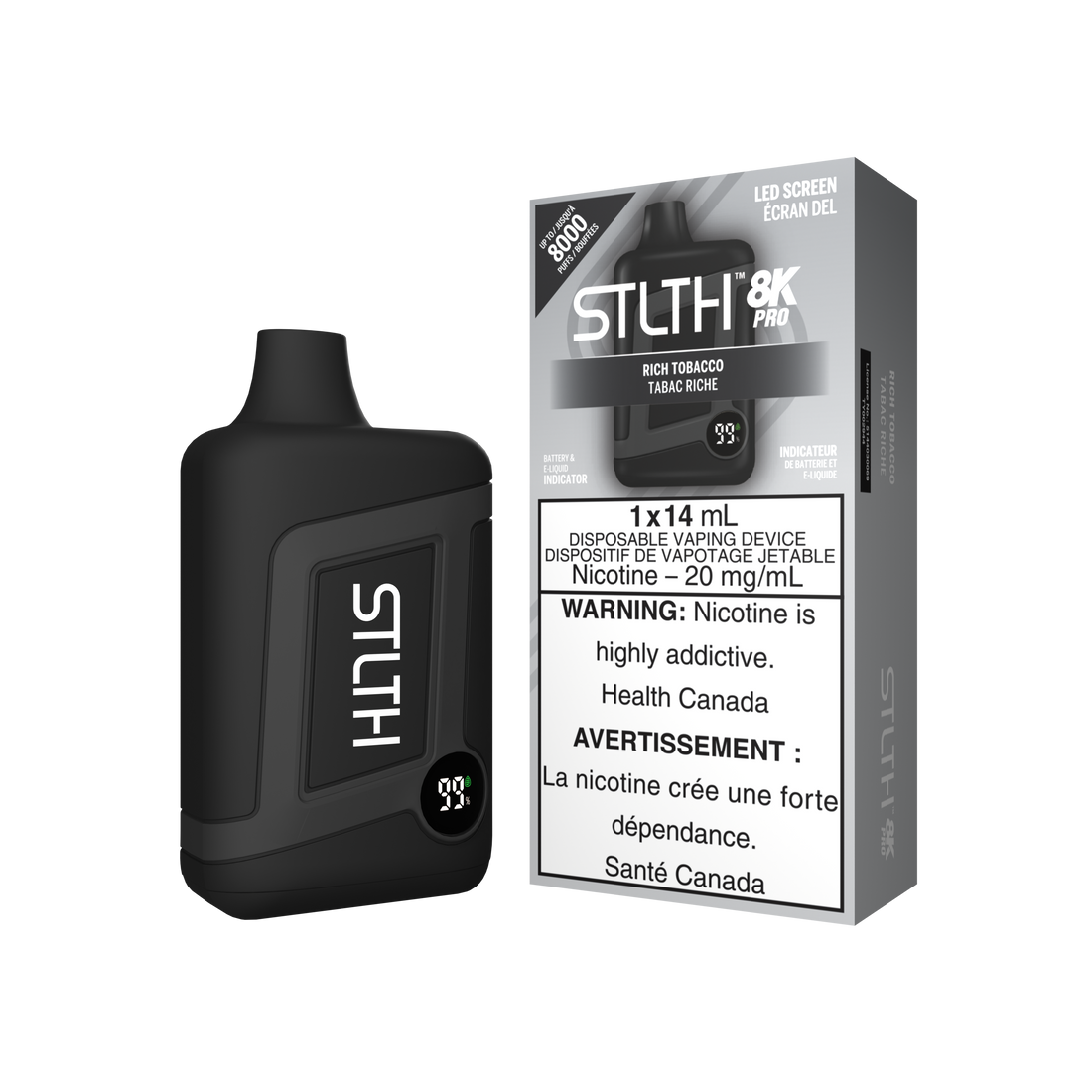 STLTH 8K PRO - Tabac riche