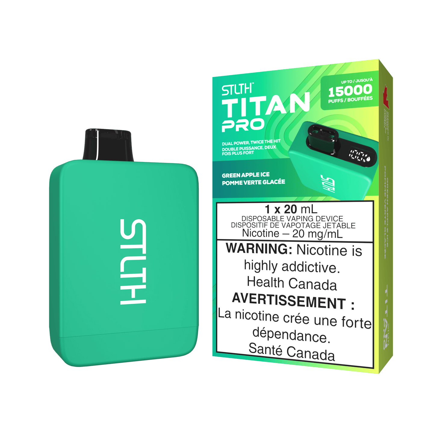 STLTH Titan Pro - Green Apple Ice