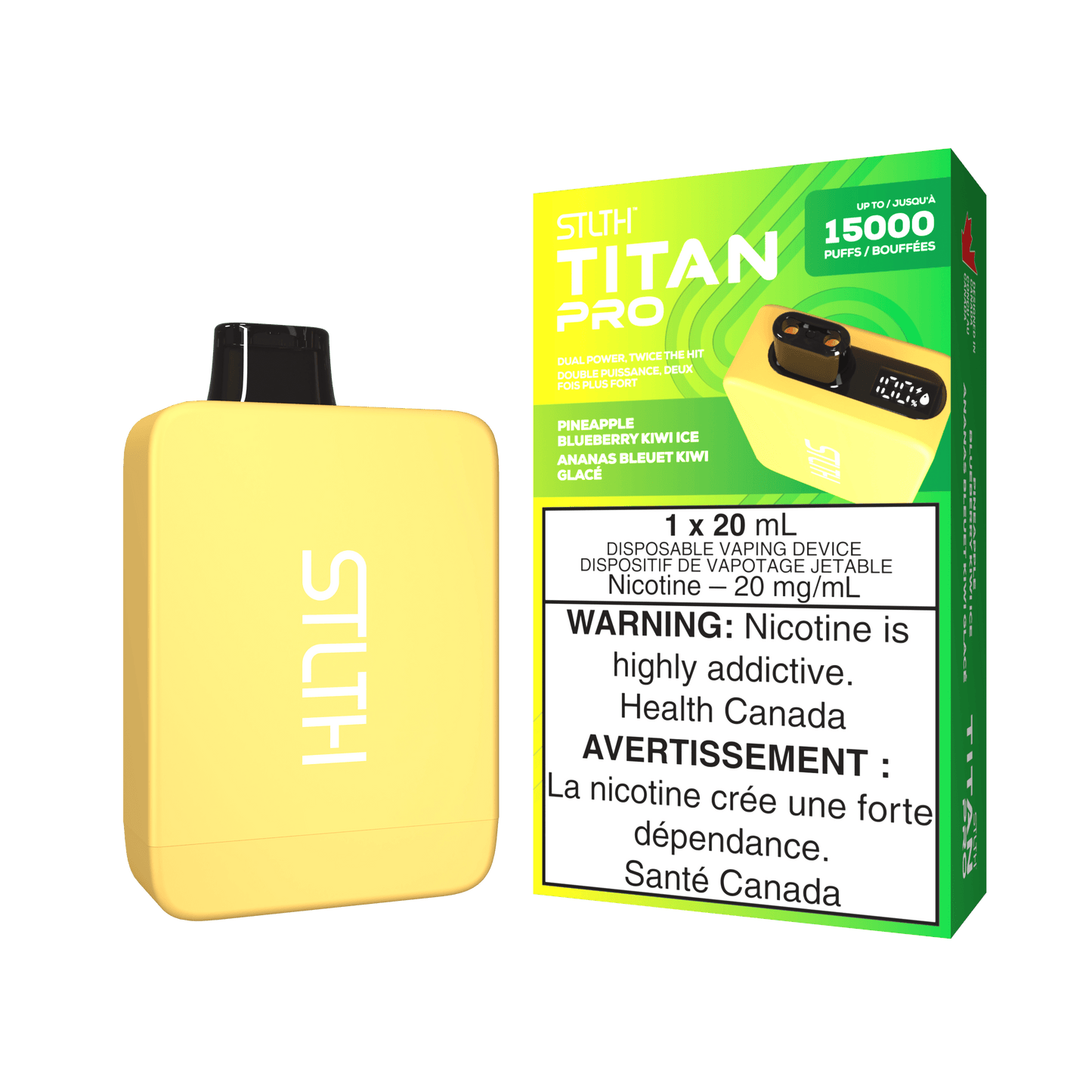 STLTH Titan Pro - Pineapple Blueberry Kiwi Ice