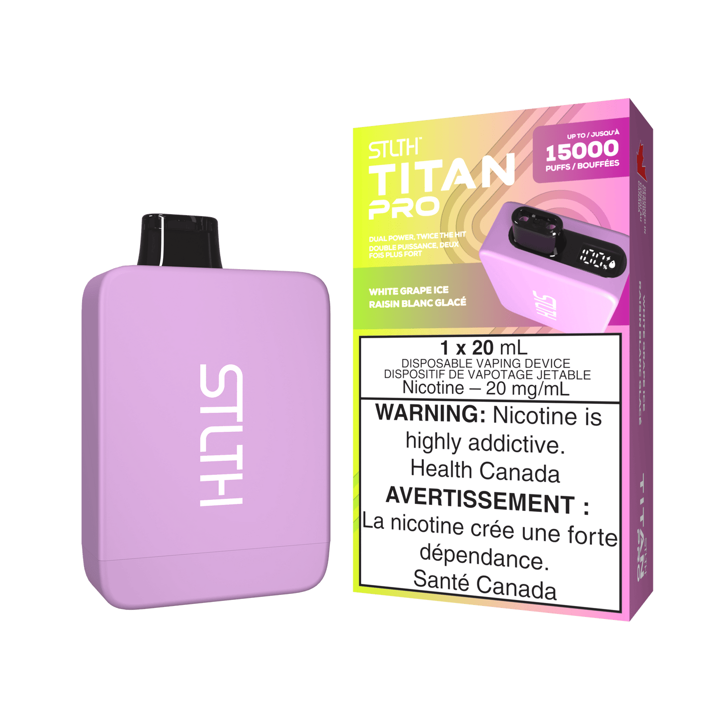 STLTH Titan Pro - White Grape Ice