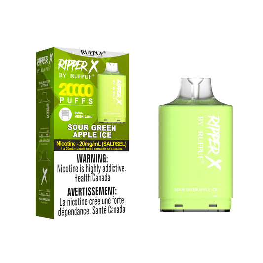 Ripper X 20k - Sour Green Apple Ice