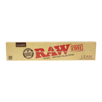 Raw - Lean Pre-Rolled Cones (Pack of 20)