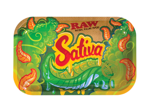 Raw Strain Rolling Tray - Sativa - Small